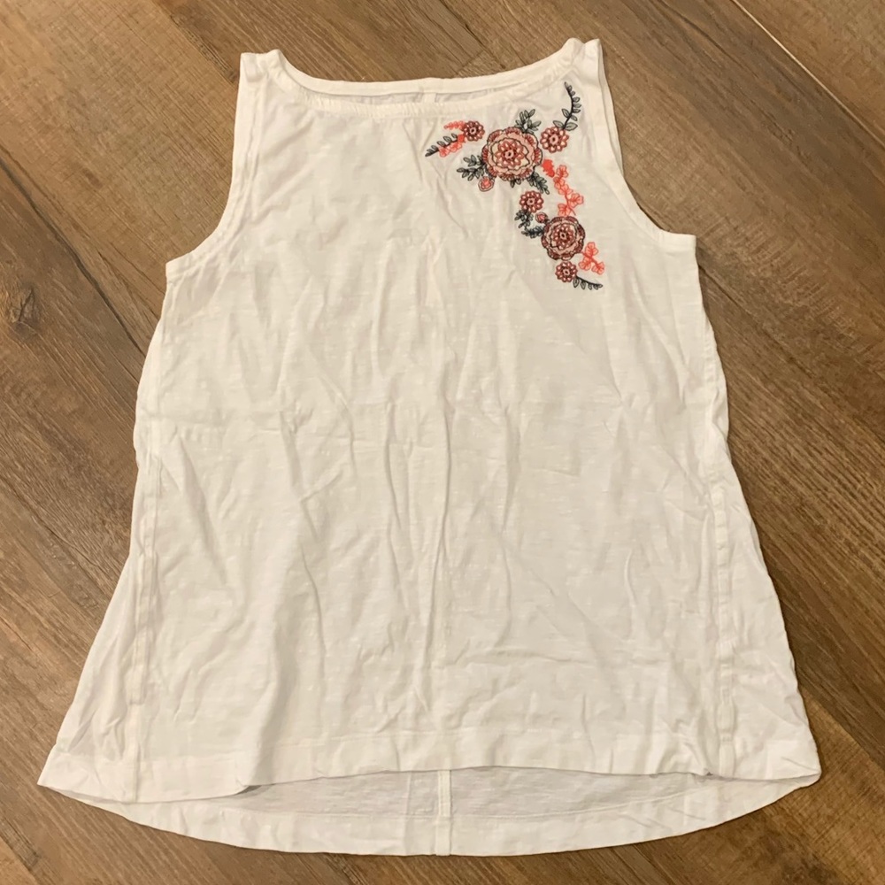 Loft embroidered tank